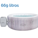 Banheira Ofurô Spa Inflável 669L + Bomba Filtrante Aquecedora