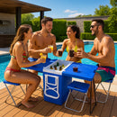 Caixa Térmica Praia Express 32L 5 em 1 - Férias e Breja Gelada